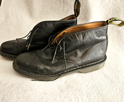 Dr. Martens Boots Mens Size 11 Black Sawyer Leather Chukka AirWair