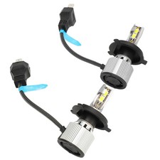 2PCS LED Headlights Kit H4 HB2 9003 High Low Beam 60W 12000LM Super Bright 6000K