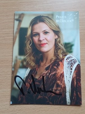 Tina Amon Amonsen Autogramm aus Praxis mit Meerblick 