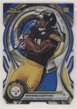 2015 Topps Finest Atomic Rookie Die-Cuts Blue Refractor /299 Sammie Coates 0o6v
