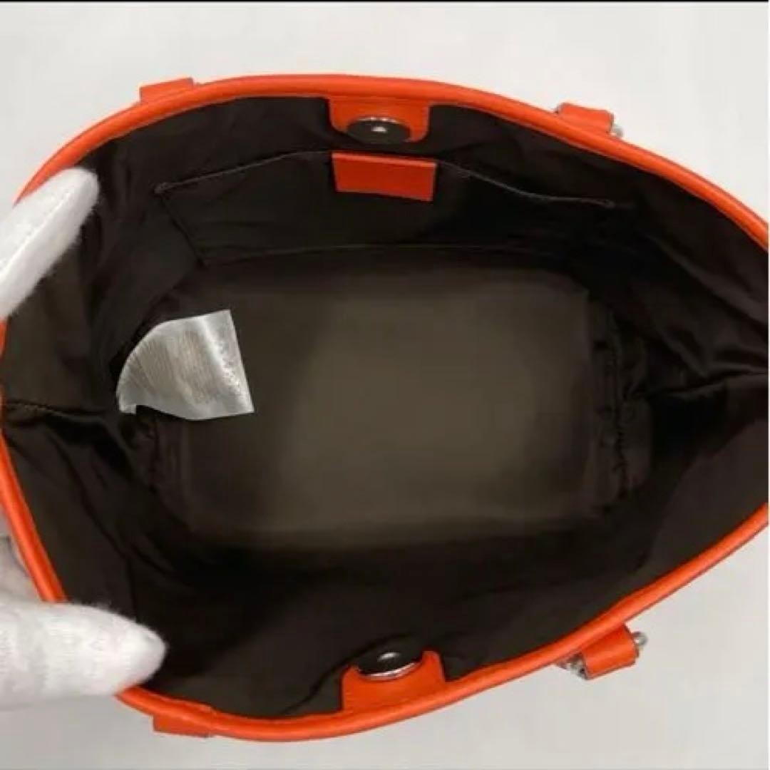 GUCCI Kids Microshima Leather Mini Tote Bag Orange Bear Authentic Excellent thumbnail 10