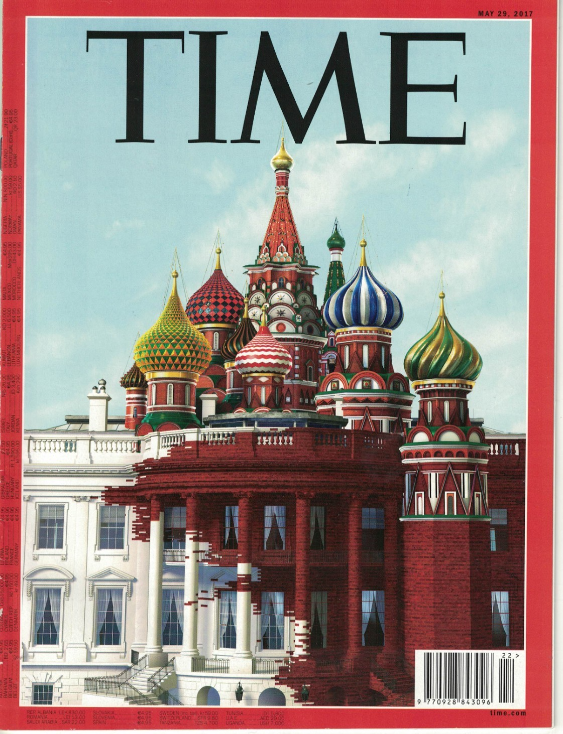 Time International Softcover May 29, 2017 Time Magazine Kremlin Lavrov