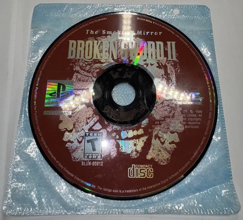 Broken Sword II: The Smoking Mirror Sony PS1 Disc Only Tested Works