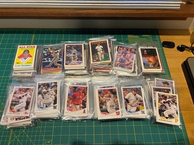Large Lot Of Topps Baseball Cards