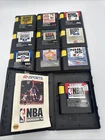 Vintage Sega Genesis Sports Game Lot, Ten Game Lot  Untested