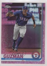 2019 Topps Chrome Pink Refractor Ronald Guzman #40 00em
