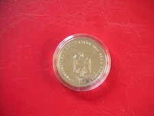 10 DM Silber Gedenkmünze 800 Jahre Hafen und Hamburg 1989 Buchstabe J Kapsel