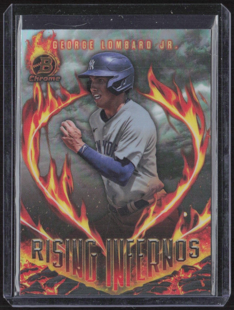 2024 Bowman #RI-15 George Lombard Jr. Rising Infernos