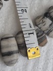 ​Vintage Black White Zebra Jasper Statement Necklace & Earrings Matching Set — photo 10