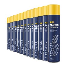 MANNOL 9672 Montage Cleaner Spray, Bremsenreiniger, Universalreiniger, 12x600ml
