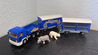 Siku 3722 Circus Williams Franz Althoff 1:55 guter Zustand mit Tieren