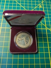 1988 S PROOF OLYMPIC Olympiad COMMEMORATIVE SILVER DOLLAR COIN Uncirculated $1