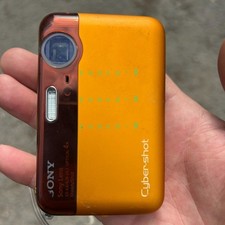 Sony Cyber-shot DSC-J10 16.1 MP Digital Camera 4x Zoom Built-in Flash - Orange