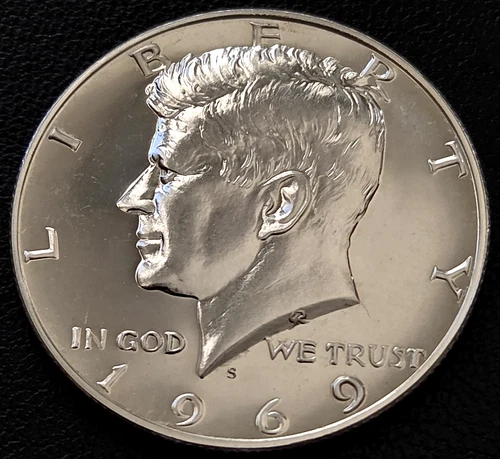 1969-S Kennedy Proof Silver Half Dollar - Great Condition - 40% Silver