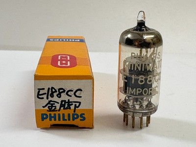 1pcs PHILIPS E188CC  Gold Pin Vacuum Tube | Likely NOS, NO Original Box (S75-01)
