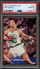 1993 Stadium Club Dino Radja #271 - HOF Rookie RC - PSA 10 GEM MINT
