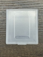 Authentic OEM Nintendo Game Boy Cartridge Case Dust Cover Clear Plastic Shell