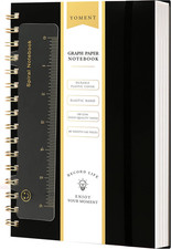 Graph Paper Spiral Notebook A5 Graphing Notebook 160 Pages Graph Paper Notebook