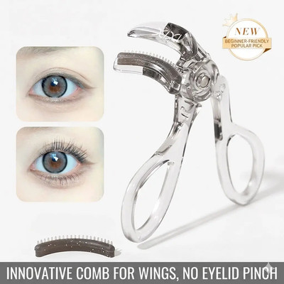 Lash Genius Wide-Angle Curler with Comb - Perfectly Curls Every Lash without the