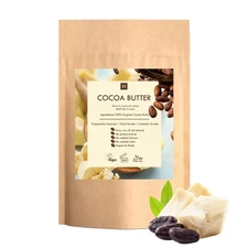 Raw Cocoa Butter 1lb Cacao Unrefined Organically Sourced Chocolate Bean GRADE A