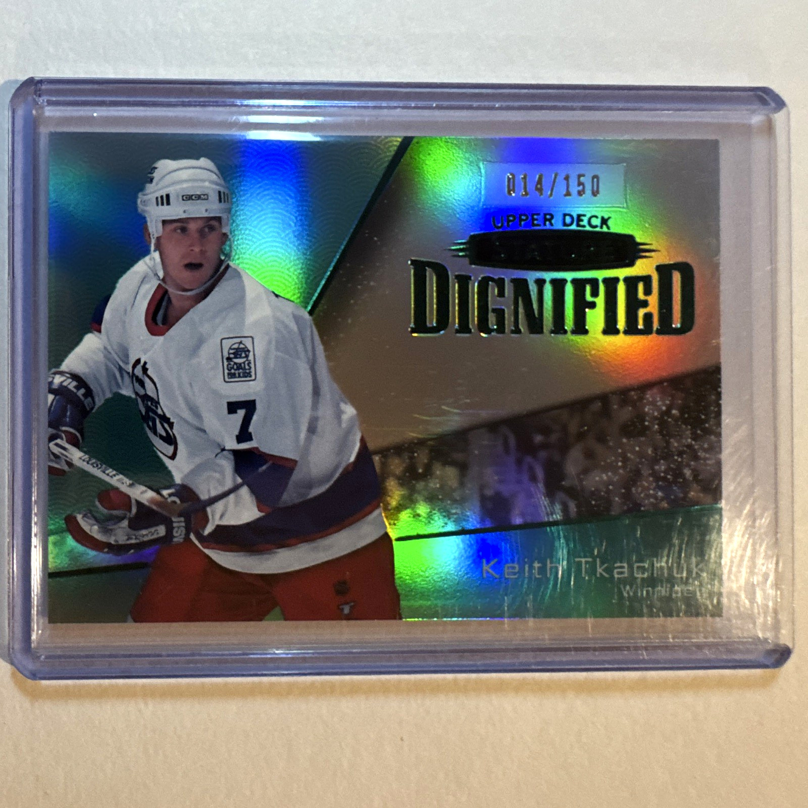 Upper Deck Stature 2022-23 Dignified Keith Tkachuk #D-22 Green /150 Jets