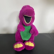 1992 Barney the Purple Dinosaur Plush Vintage Collectible .
