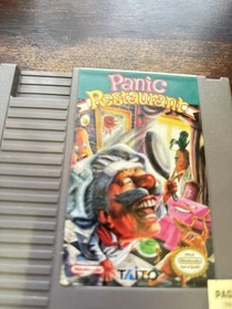 Taito Panic Restaurant Nintendo NES Game Cartridge w/ Black Sleeve