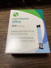OneTouch Ultra Test Strips –100ct Brand New Sealed– Exp 12/2026