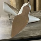 Nine West Ivory Pointed Toe Pump Kitten Heel Man Made Slip On US 8M — photo 4