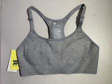 Women's High Support Seamless Bonded Bra All in Motion Grey Size M NWT
