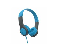 JLab JBuddies Gen 2 Folding Kids Wired Headphones, Blue/Gray HJBUDDIES2RBLU6 New