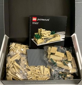 Frank Lloyd Wright LEGO Fallingwater 21005 Age 16+ 811 Pcs Complete Kit OPEN BOX