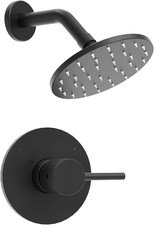 Replacement for Delta Shower Trim Kit 14 Series, Bathroom Matte Black Shower Fau