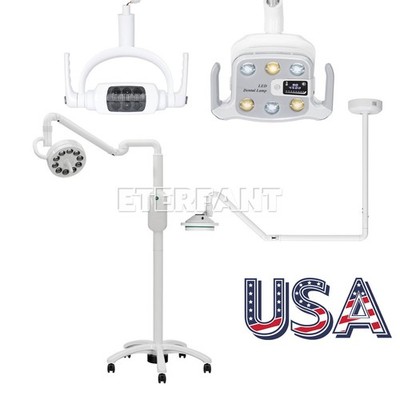 Dental LED Shadowless Lamp Oral Surgical Induction Light Operating Lamp US