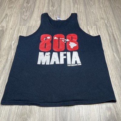 808 Mafia Tank Top Shirt Mens XLarge Black Hawaiian Islands Taste of 808 Tee