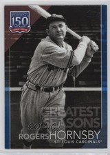 2019 Update 150 Years of Professional Baseball Blue Rogers Hornsby HOF 0ck5