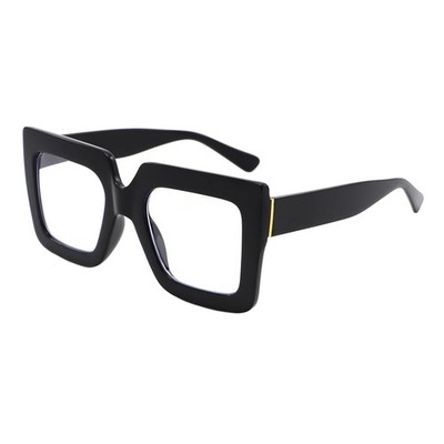 Unisex Reading Glasses Bold Oversized Square Frame Over The Counter Reading