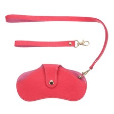 Leather Sunglasses Bags, Leather Glasses Case Holder Pink