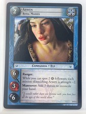 LORD OF THE RINGS TCG AGES END FOIL CARD 19P6 ARWEN ex
