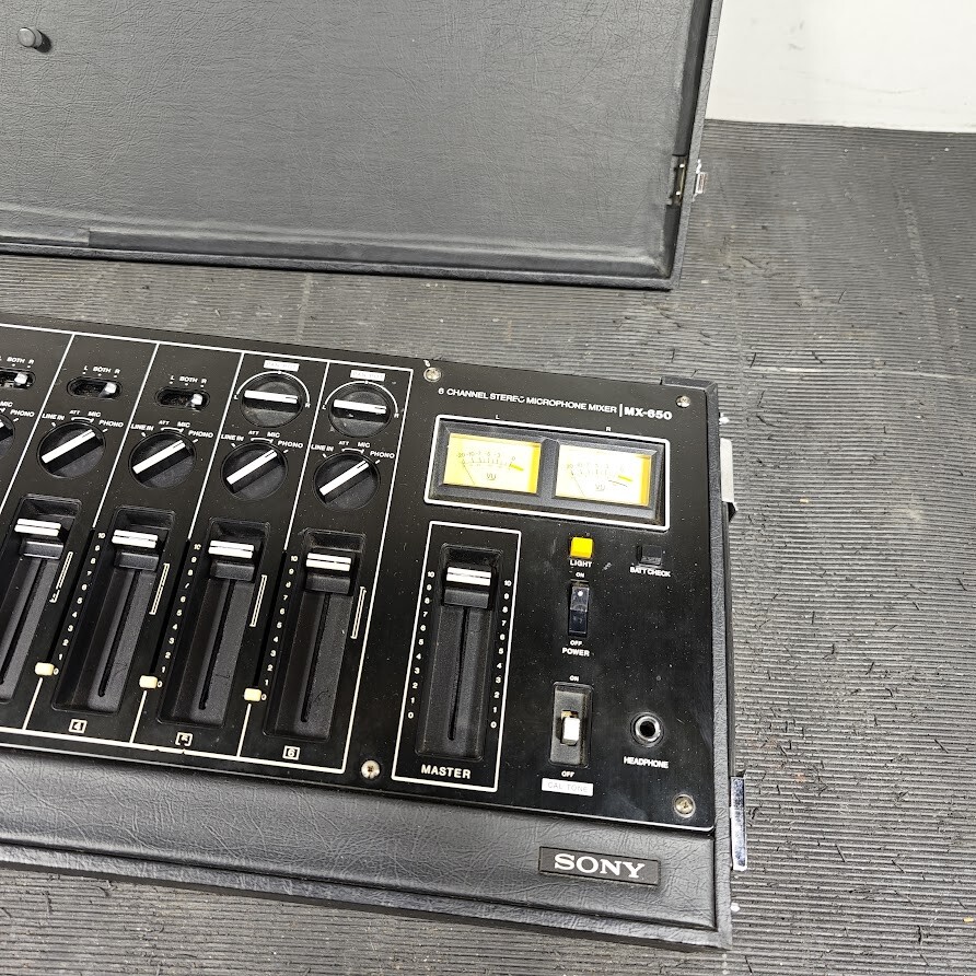 Sony MX-650 Stereo Mixer - Used, Scratches, No Accessories
