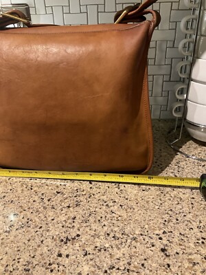 Vintage Coach Knapsac Glovetanned Leather Saddle Pre Creed