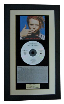 SIMPLY RED Men & Women CLASSIC CD GALLERY QUALITY FRAMED+EXPRESS GLOBAL SHIP