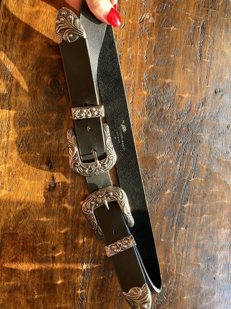 Double Buckle Leather Belt By Lovestrength | eBay display picture 3