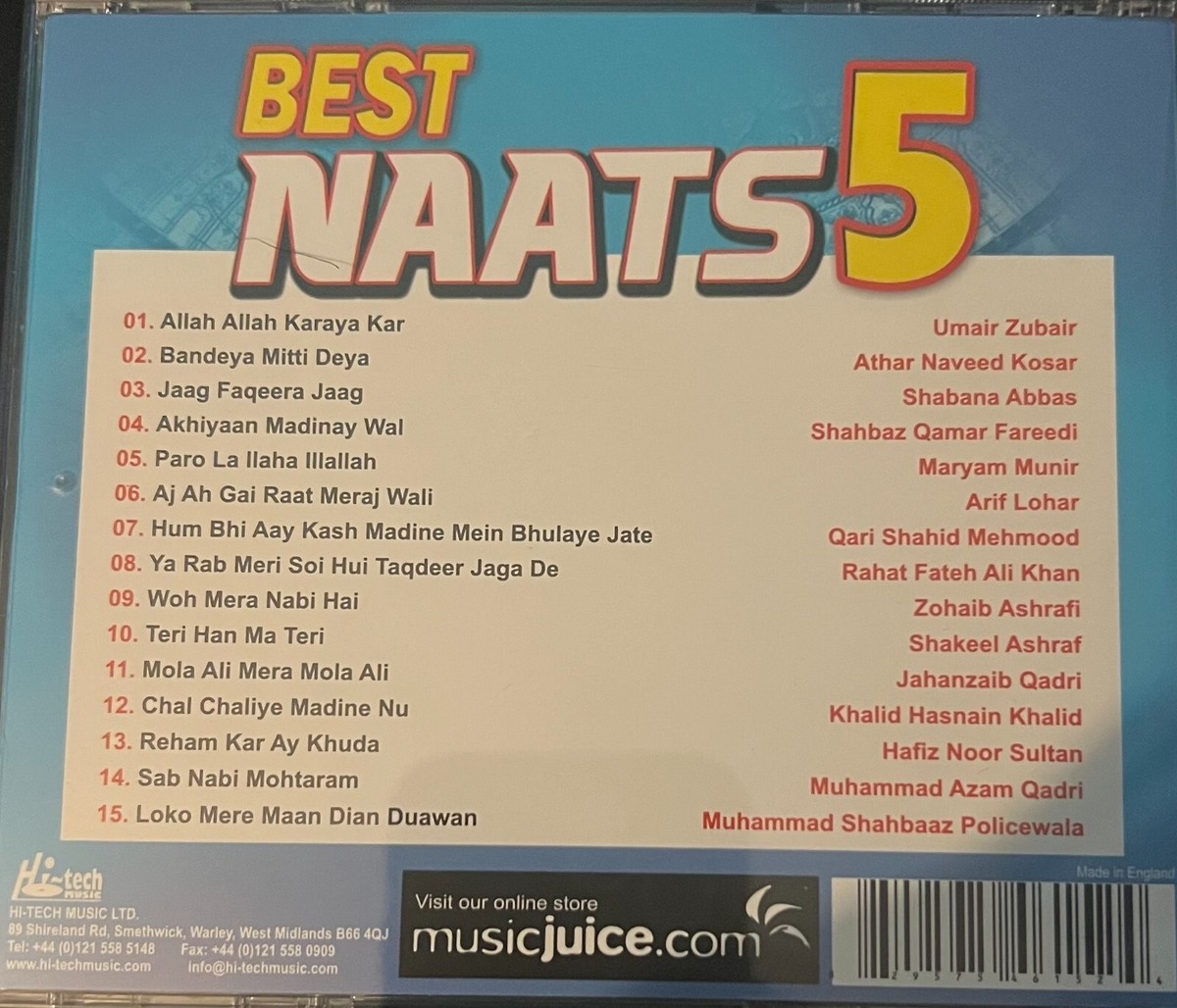 BEST NAATS VOL FEATURED BY RAHAT, SHAHBAZ FREEDI, ARIF LOHAR