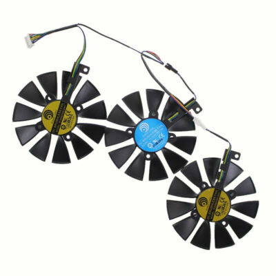 3PCS PLD09210S12HH VGA Fan For ASUS GTX1080 GTX1070 GTX1060 Graphics Card Fan
