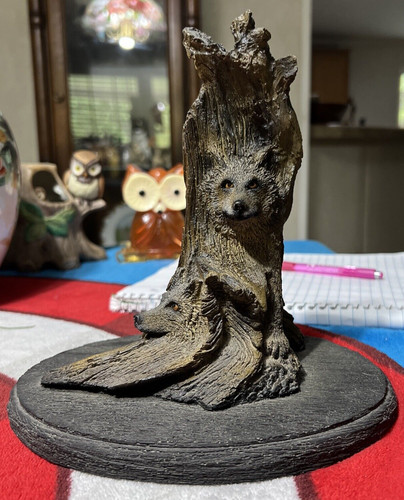 Bill Vernon Limited Edition Three Wolf Statue the Series of Evolution COA #57