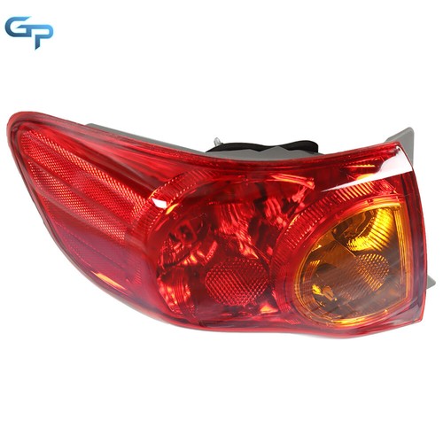 For 2009-2010 Toyota Corolla Red Halogen Driver Left Side Outer Tail Light Lamp - Picture 3 of 14