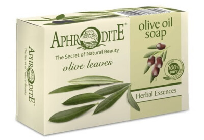 18,00  /kg - Aphrodite - Olivenöl-Peeling-Seife mit Olivenblättern 100g