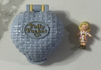 Vintage Bluebird 1993 Polly Pocket Fuzzy Kitten Locket Only No String One Figure