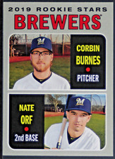 2019 Topps Heritage - Brewers Rookie Stars #88 Corbin Burnes - Nate Orf  BB353